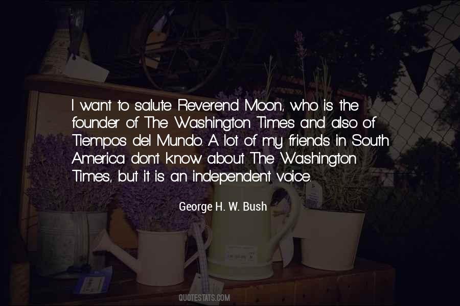 Reverend Moon Quotes #738836