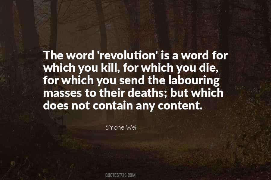 Revolution Is Quotes #984516