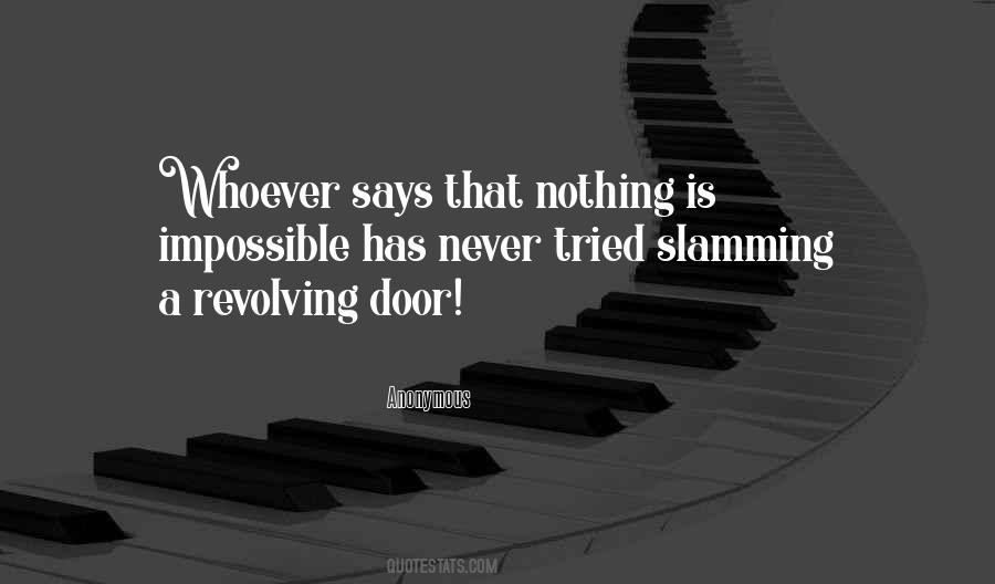 Revolving Door Quotes #438106