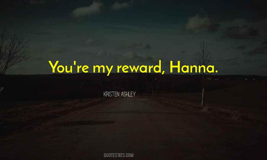 Reward Quotes #1666590