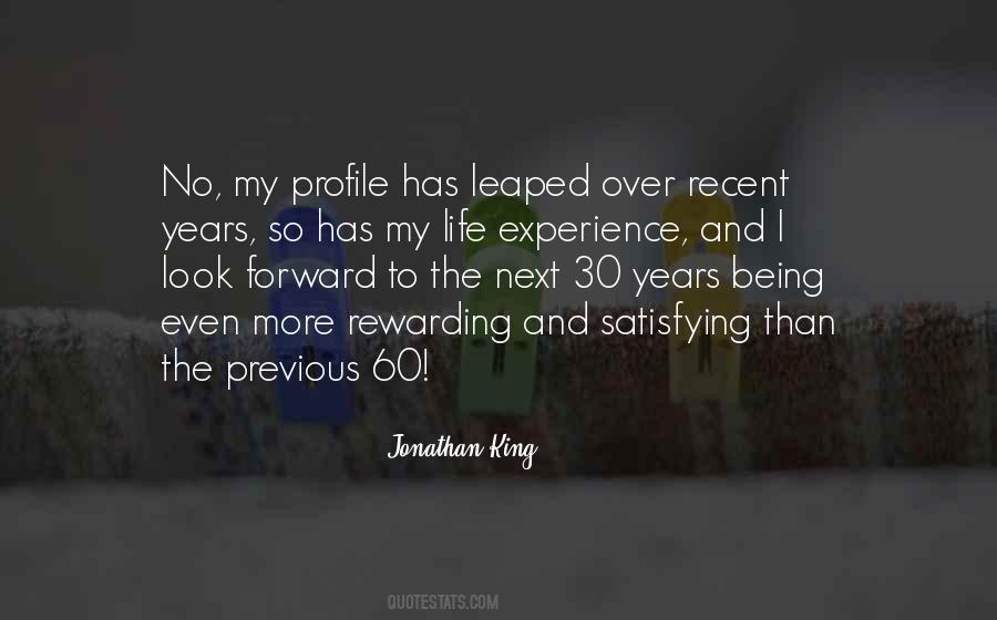 Rewarding Experience Quotes #1130118