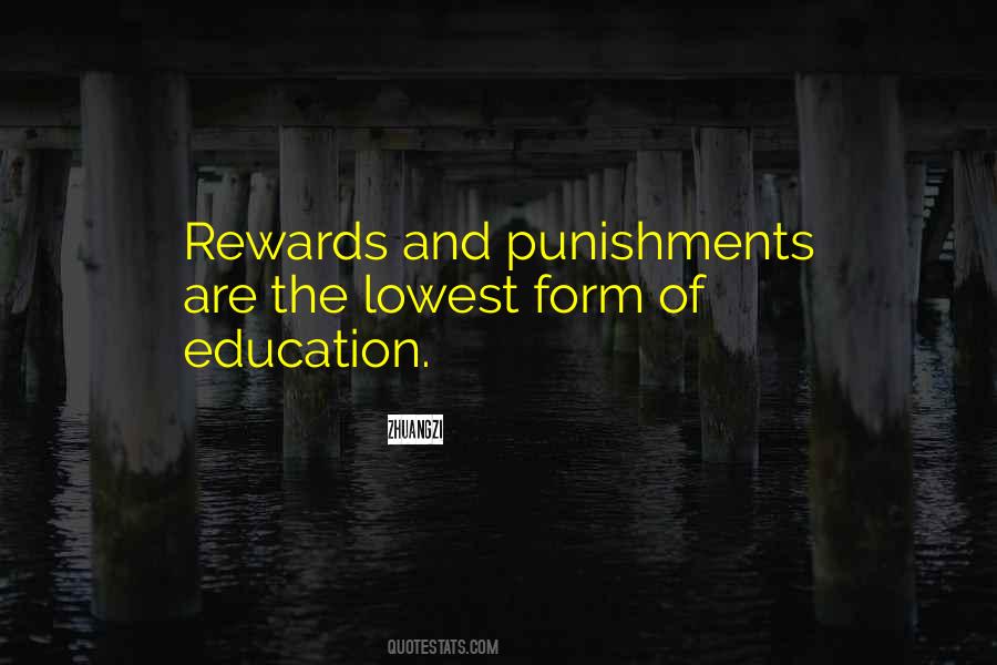 Rewards And Punishments Quotes #1299592