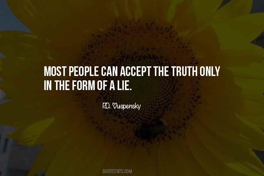 Quotes About Accept The Truth #1101972