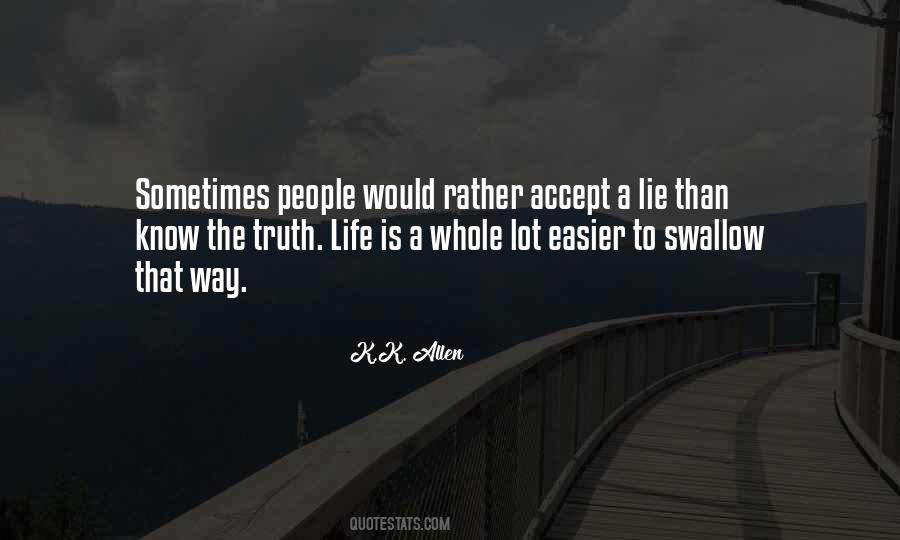 Quotes About Accept The Truth #271892