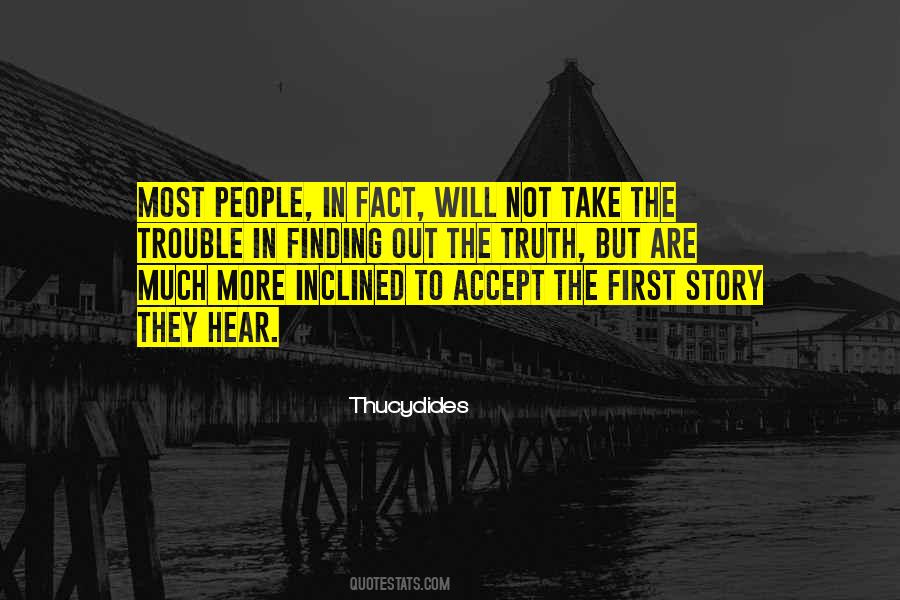 Quotes About Accept The Truth #42881