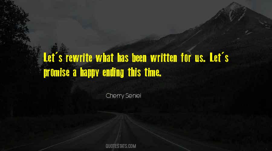 Rewrite The Past Quotes #94306