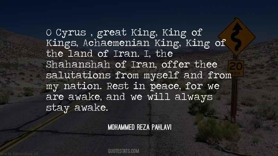 Reza Pahlavi Quotes #378129