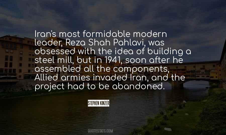 Reza Shah Quotes #112096