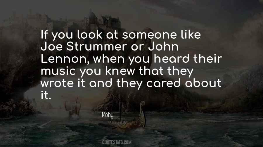 Quotes About Joe Strummer #1467356