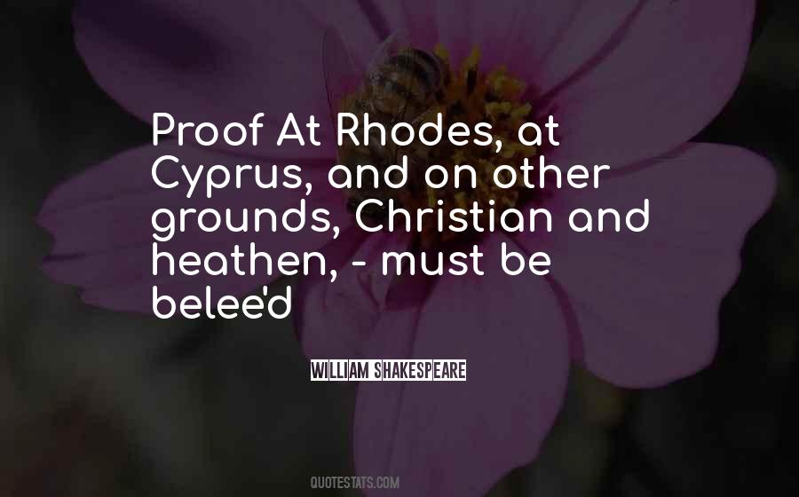 Rhodes Quotes #1435679