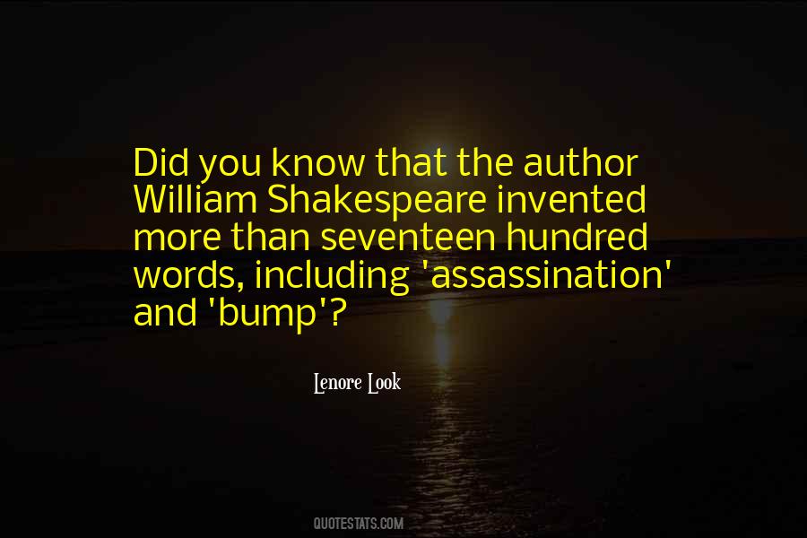 Quotes About William Shakespeare #66545