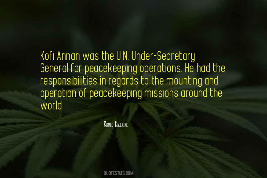 Quotes About Kofi Annan #623398