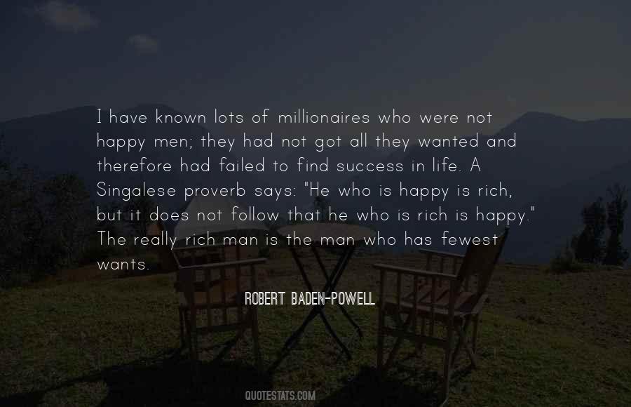 Rich But Not Happy Quotes #659501