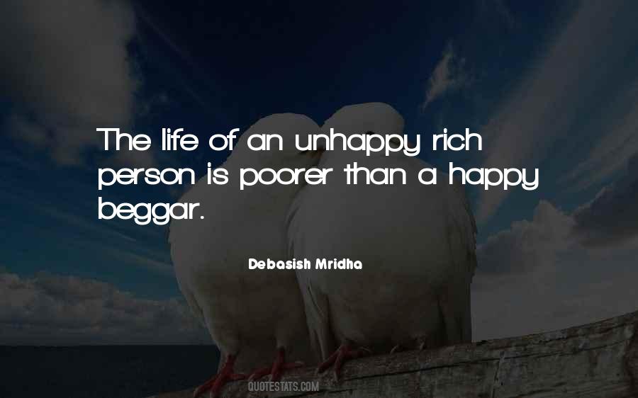 Rich But Unhappy Quotes #1463476