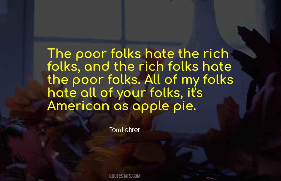 Rich Folks Quotes #1479734