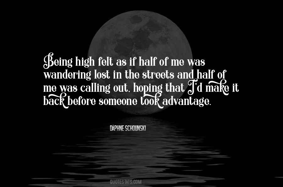 Quotes About Being High #449412