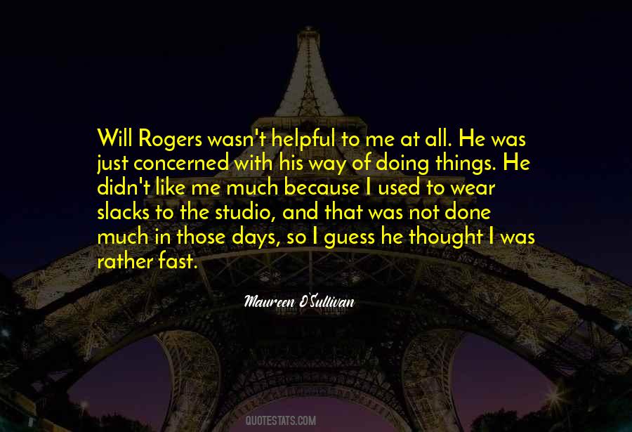 Quotes About Will Rogers #319317