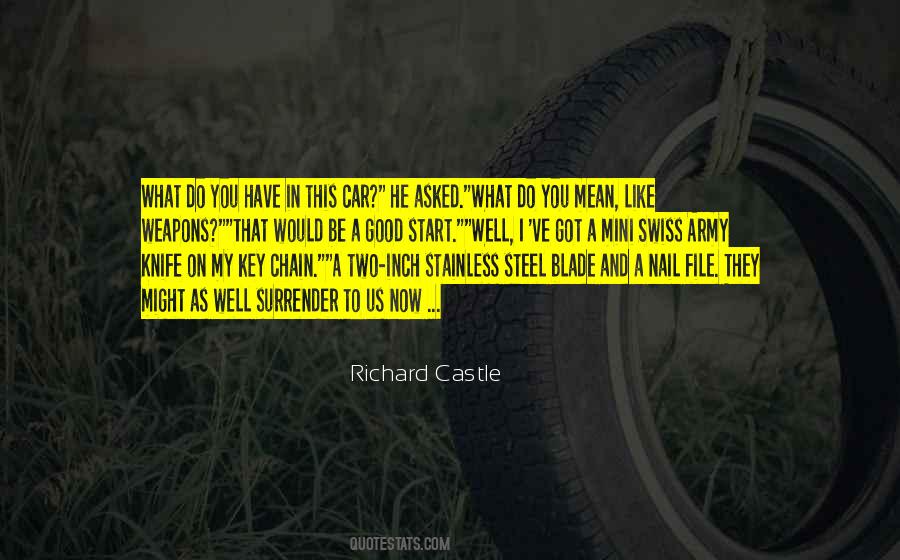 Richard Castle Best Quotes #1358