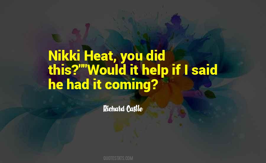 Richard Castle Best Quotes #169910