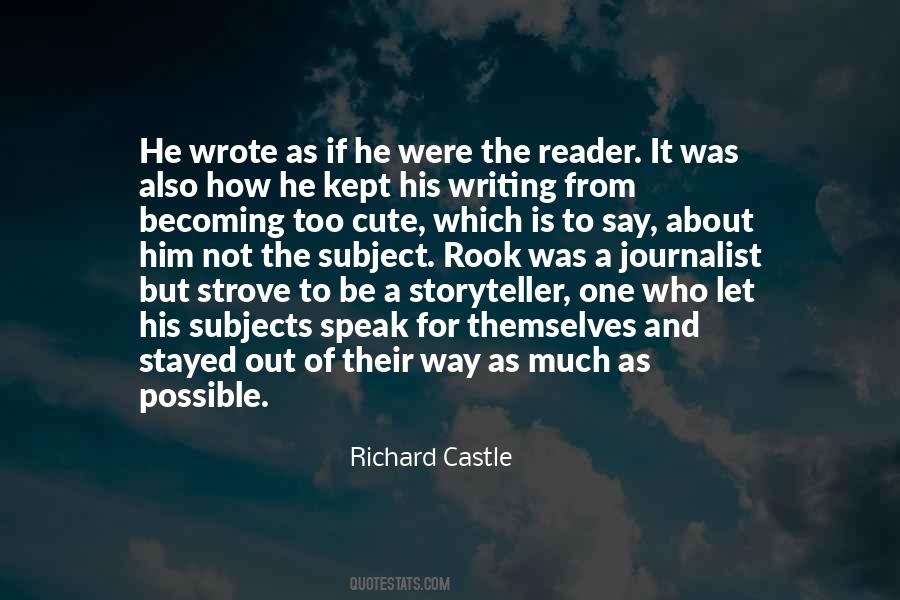 Richard Castle Best Quotes #809473