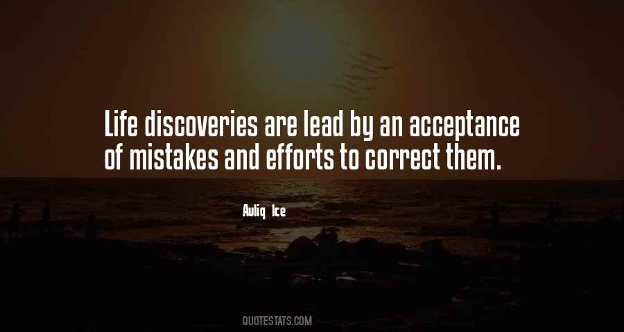 Quotes About Acceptance Of Mistakes #1490680