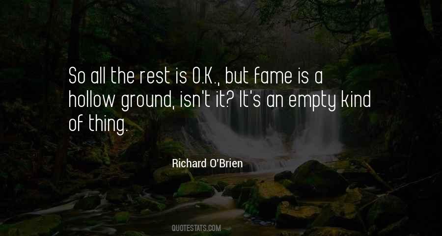 Richard O'kane Quotes #1326218