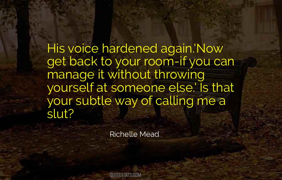 Richelle Mead Vampire Academy Quotes #1272330