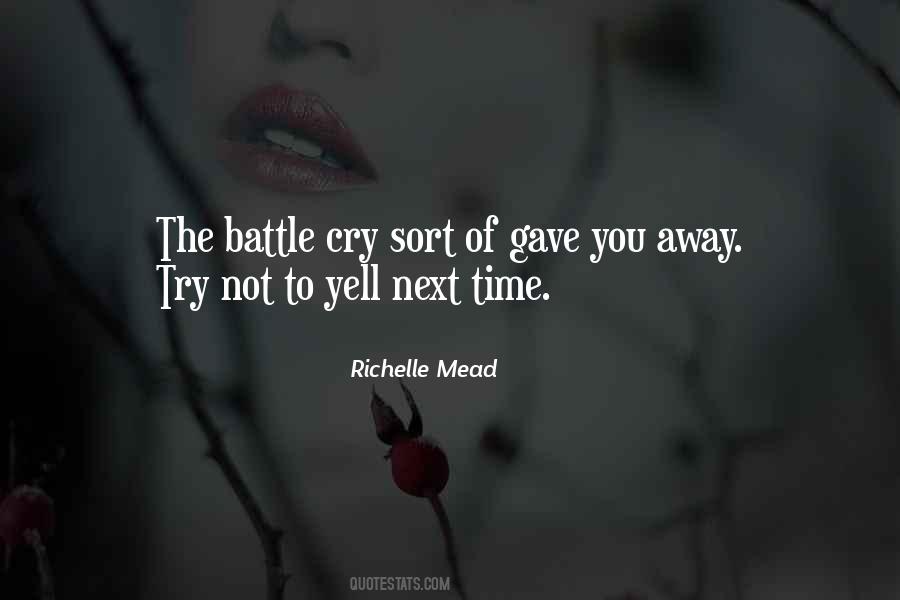 Richelle Mead Vampire Academy Quotes #690011