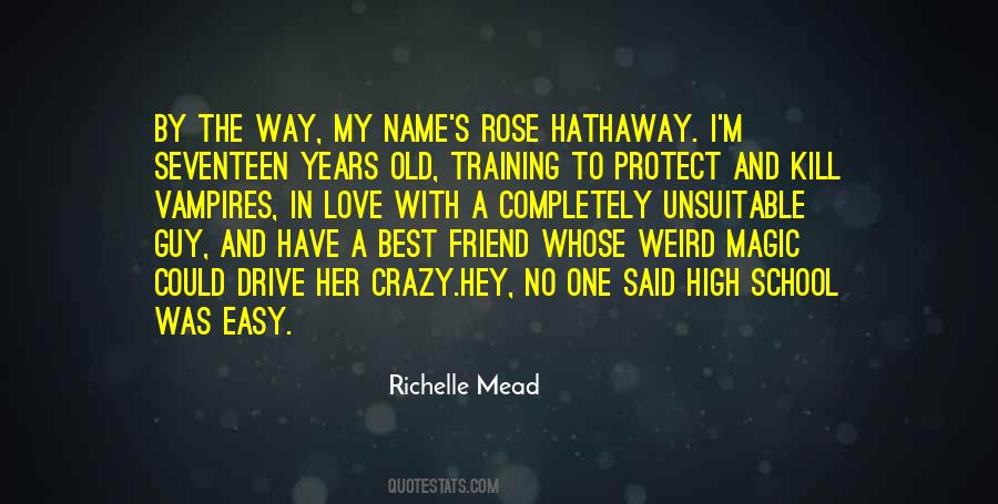 Richelle Mead Vampire Academy Quotes #793246