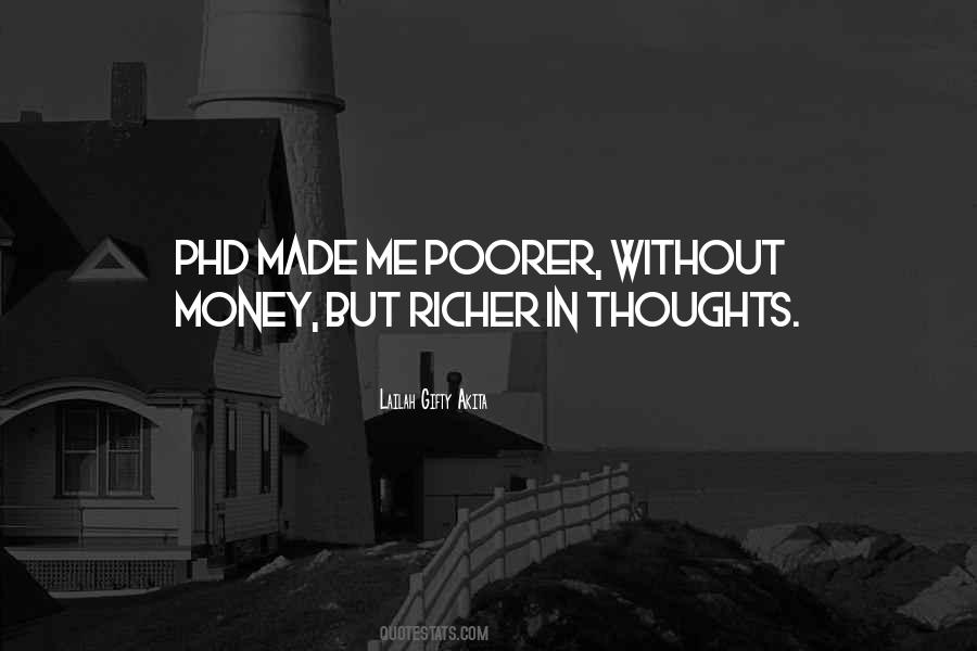 Richer Or Poorer Quotes #821467