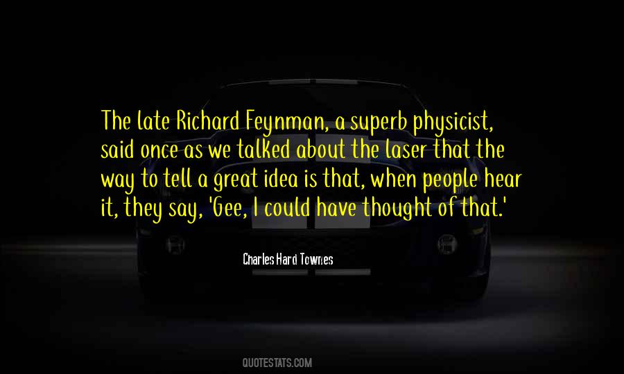 Quotes About Richard Feynman #1436596