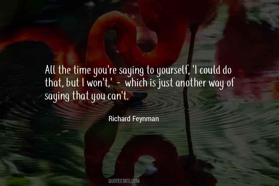 Quotes About Richard Feynman #214899