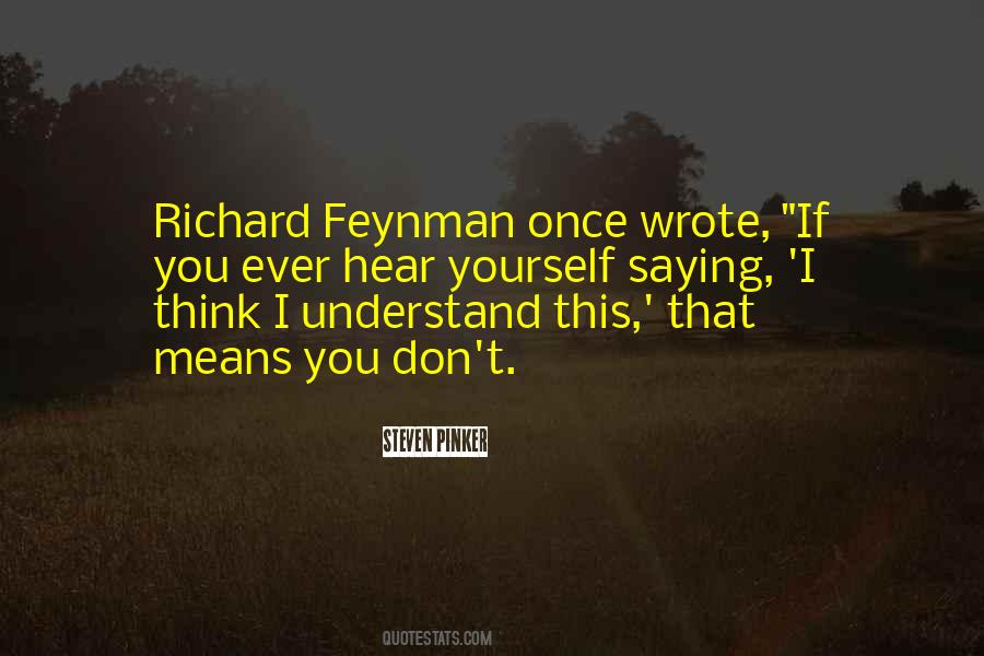 Quotes About Richard Feynman #973640