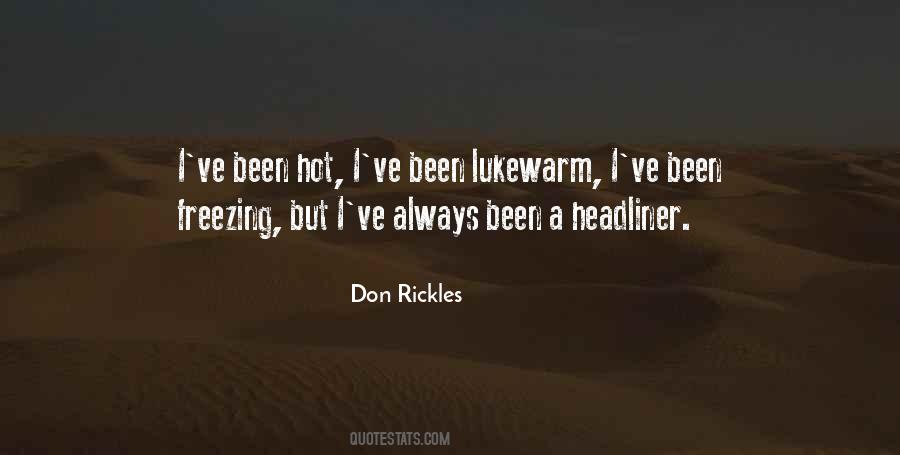 Rickles Quotes #328599