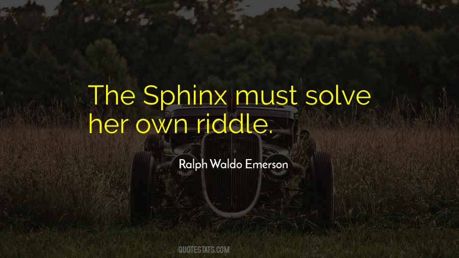 Riddle Quotes #380788