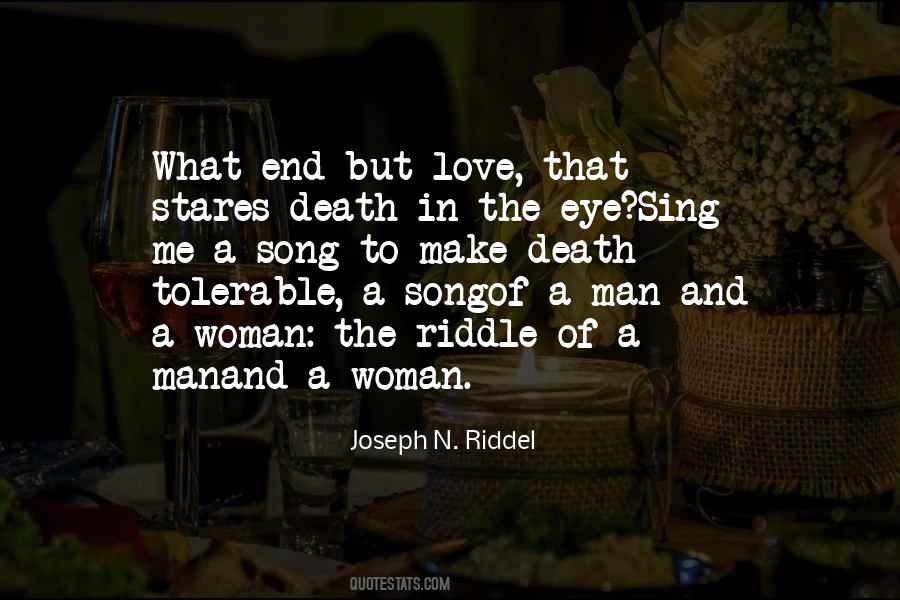 Riddle Quotes #538405