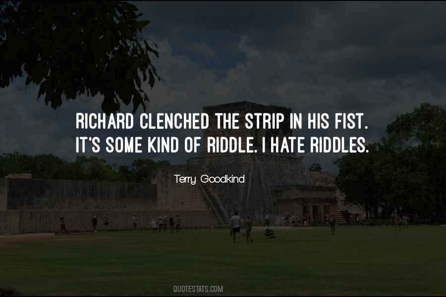 Riddle Quotes #59549