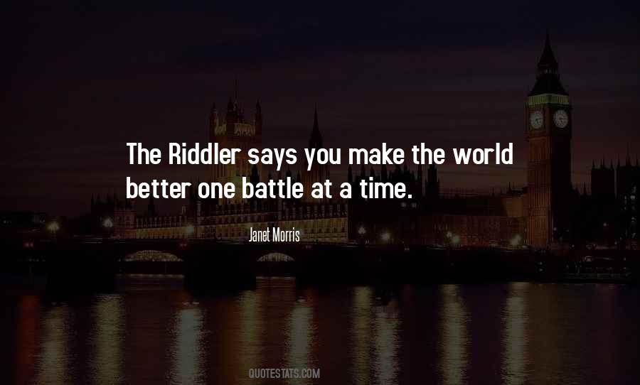 Riddler Quotes #468439