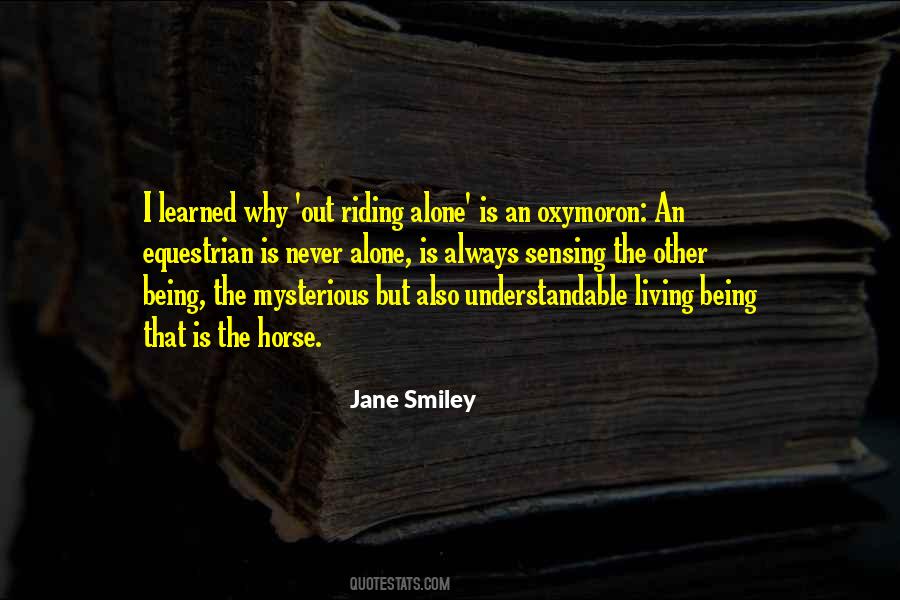 Riding Alone Quotes #759142