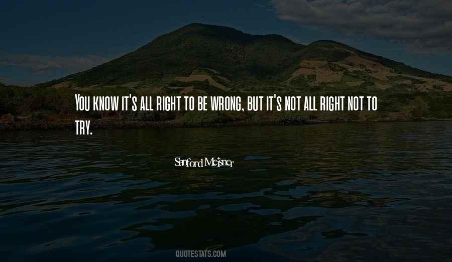 Right But Wrong Quotes #49602