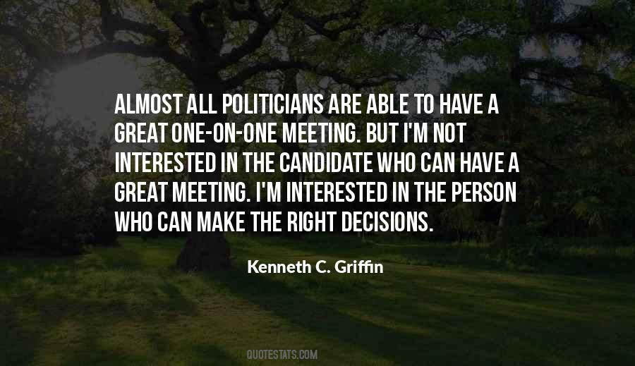 Right Candidate Quotes #1574194