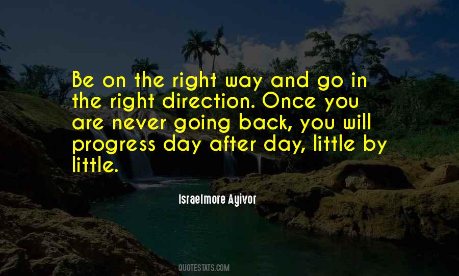Right Direction Quotes #1114215