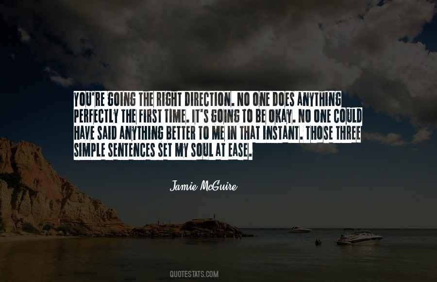Right Direction Quotes #1178552