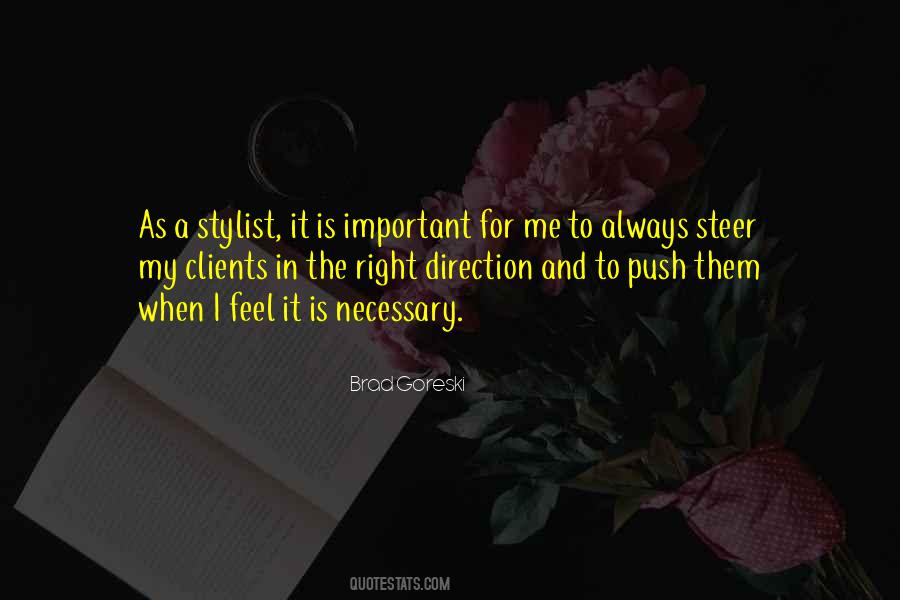 Right Direction Quotes #1657147
