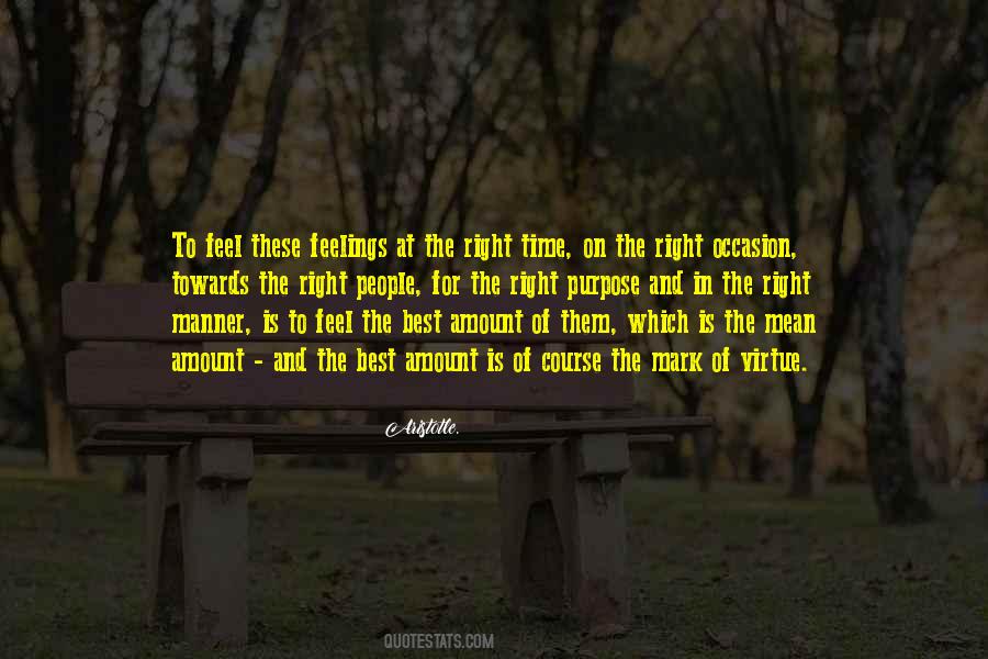 Right Manner Quotes #208112