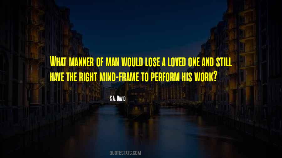 Right Manner Quotes #650982