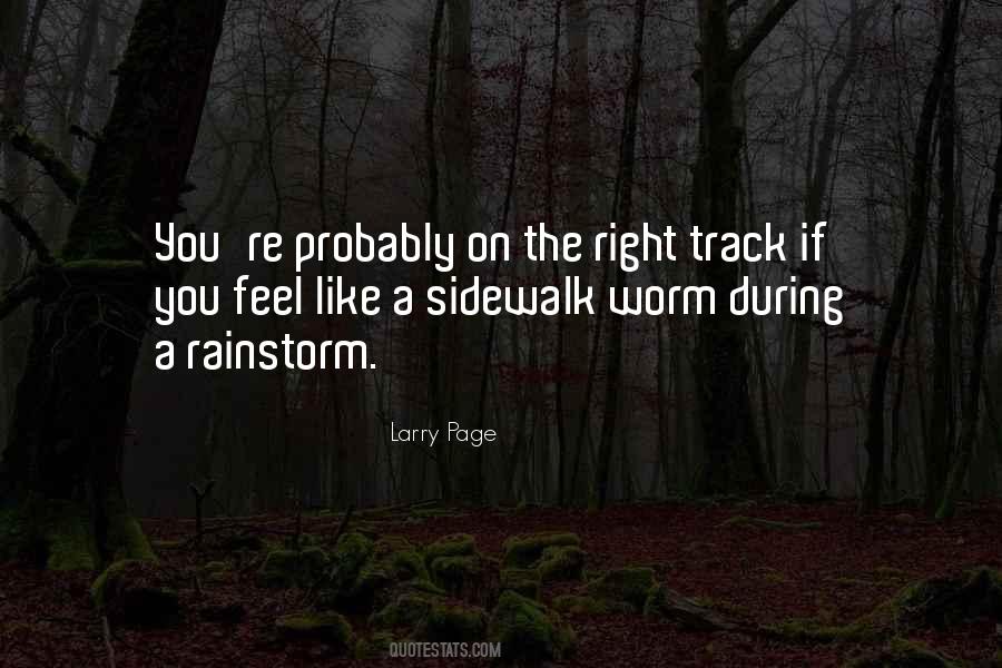 Right On Track Quotes #609553