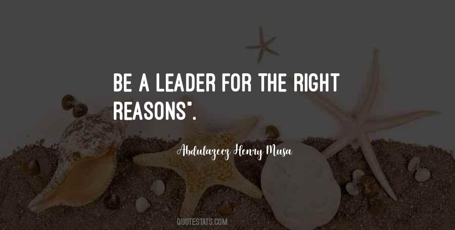 Right Reasons Quotes #1068304