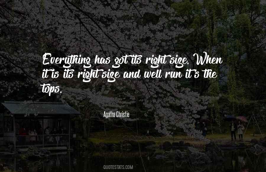 Right Size Quotes #622568