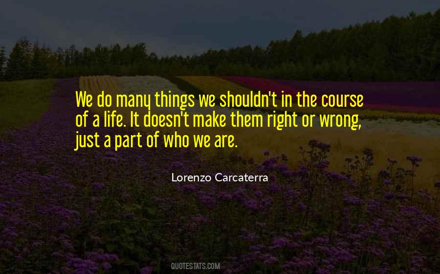 Right Things In Life Quotes #309100